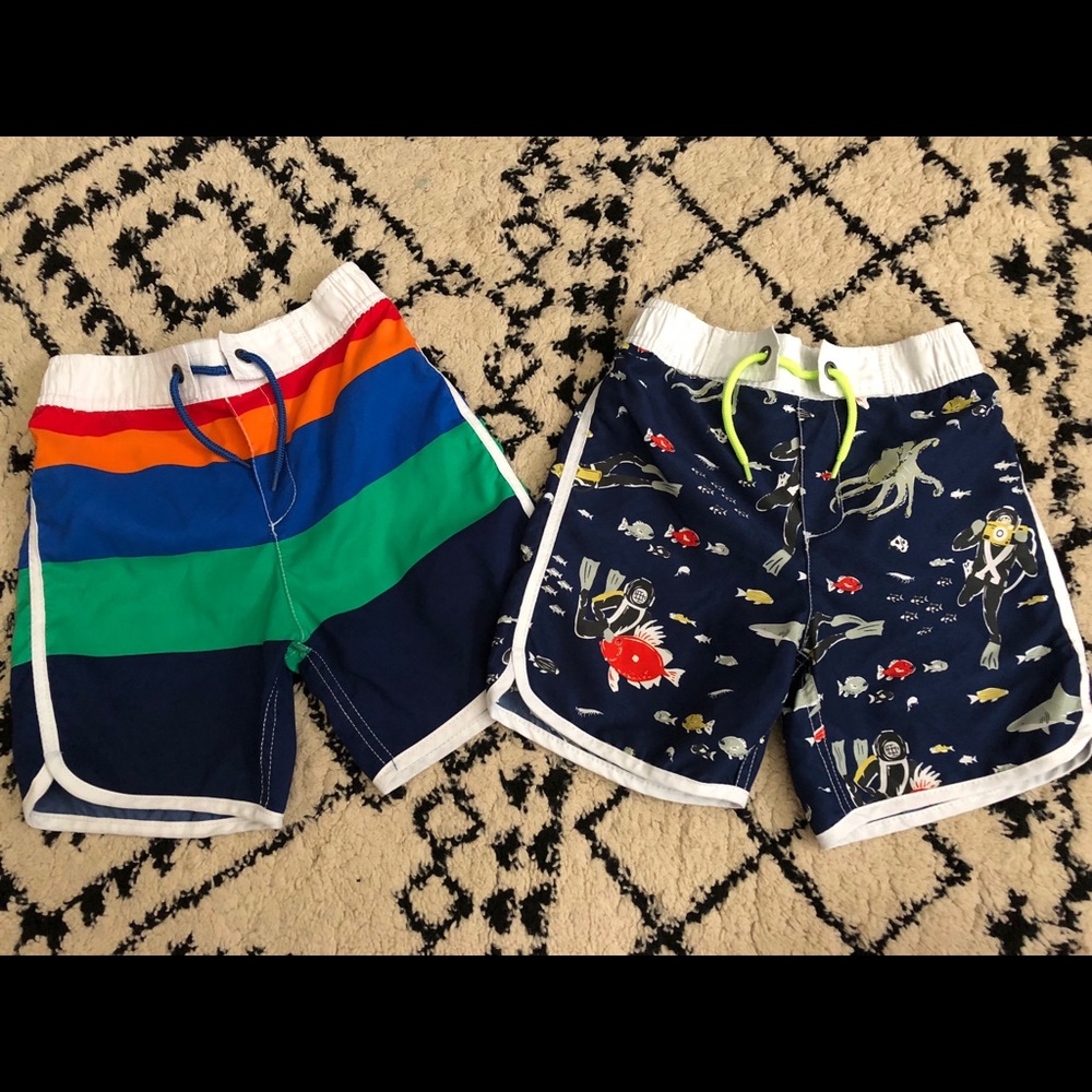 Mini Boden swim trunks